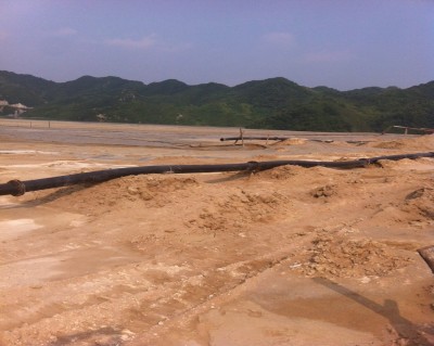 尾礦漿液輸送耐磨.     分子量聚乙烯管道